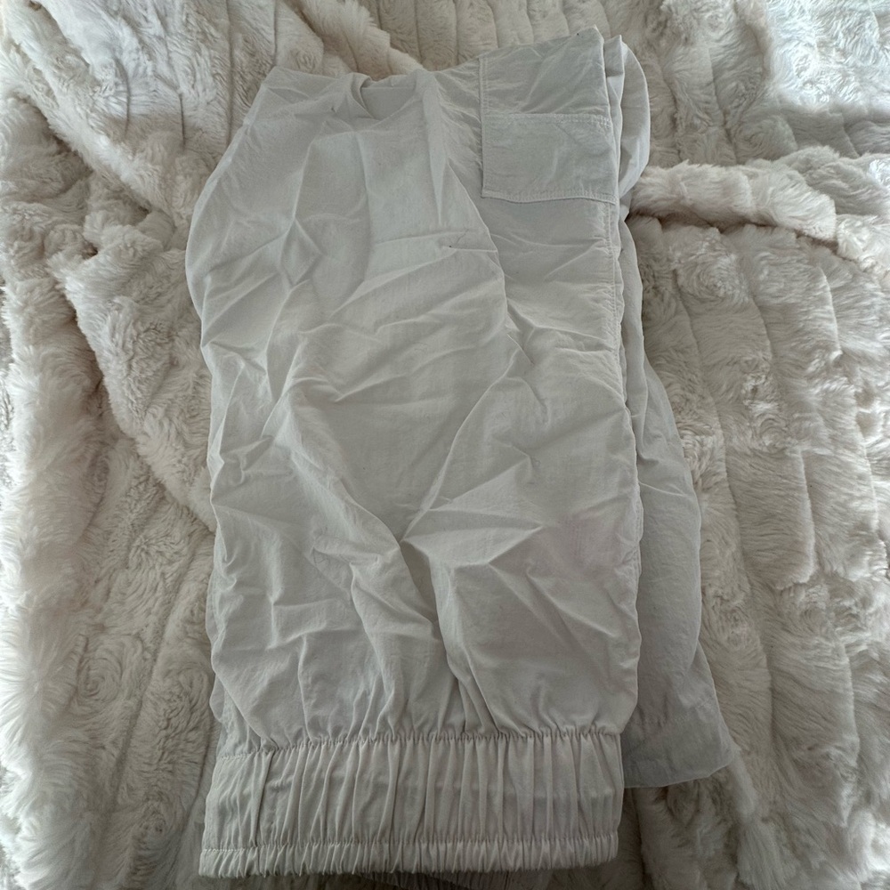 White Cargo Pants